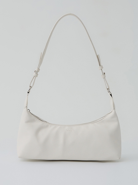 Medium Square Hobo Bag (White)