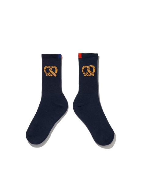 KULE 큘 THE WOMENS PRETZEL SOCK - NAVY