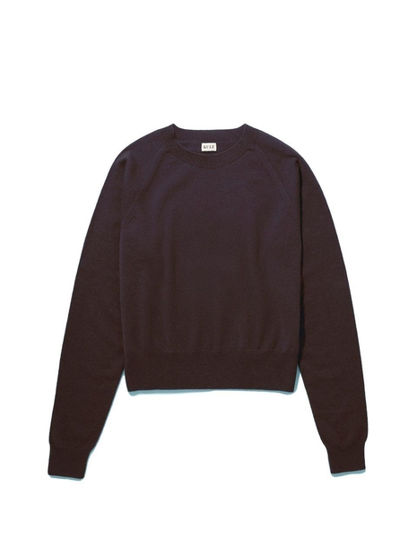 KULE 큘 THE SYDNEY CASHMERE SWEATER - CHOCOLATE