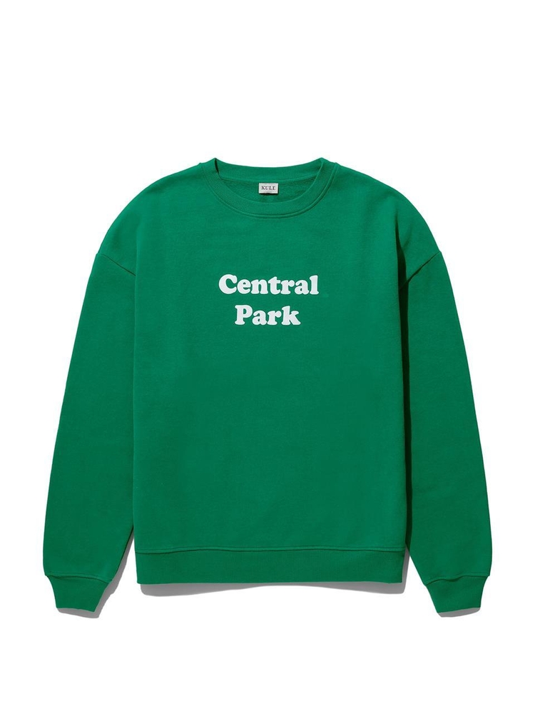 KULE 큘 THE OVERSIZED CENTRAL PARK SWEATSHIRT - GREEN