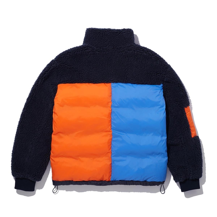 KULE 큘 THE KRISPIE FLEECE JACKET - NAVY