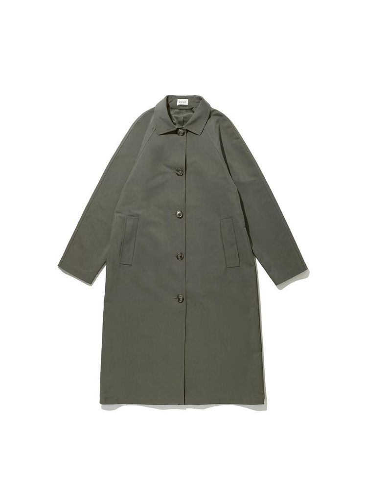 KULE 큘 THE ALBIE TRENCH COAT - OLIVE