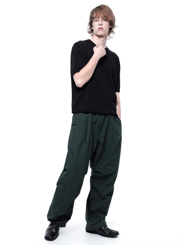 Pocket String Parachute Pants - Green