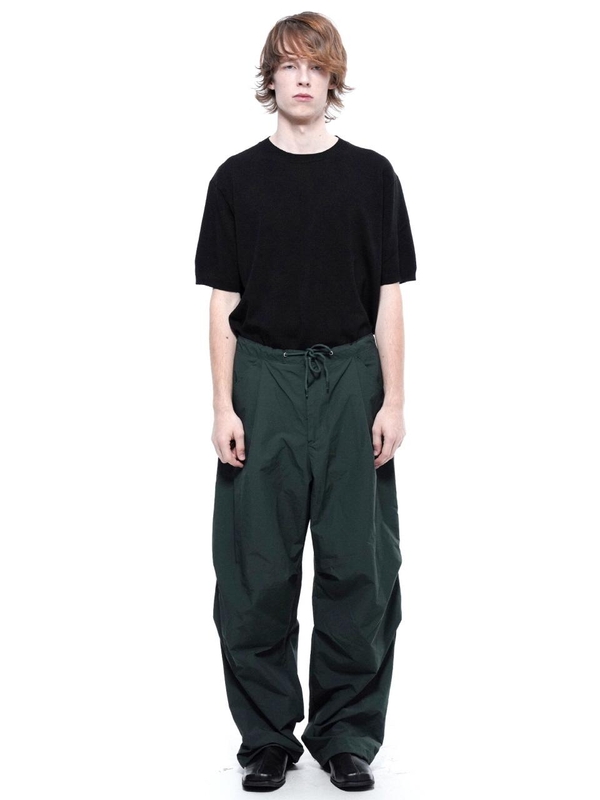 Pocket String Parachute Pants - Green