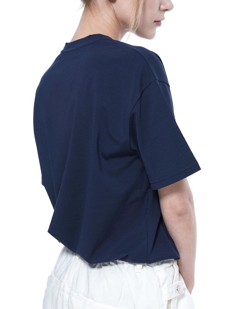 Tension Span Half Tee - Navy