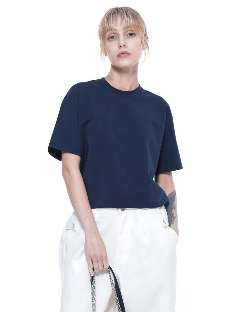 Tension Span Half Tee - Navy