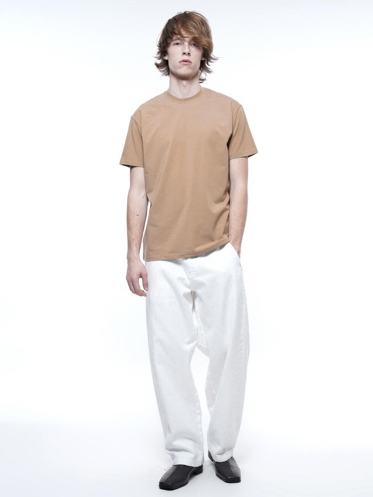 Tension Span Half Tee - Beige