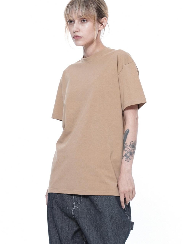 Tension Span Half Tee - Beige