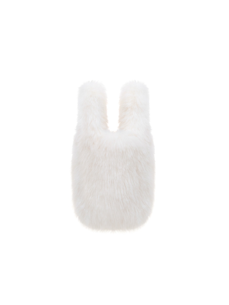 FAUX FUR CHUPETTE BAG (LAC028KRACC)