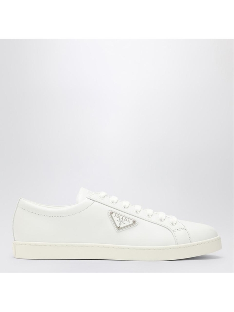 프라다 FW24 Prada White Sneaker with Triangle Logo 2EE376G0003F0E White