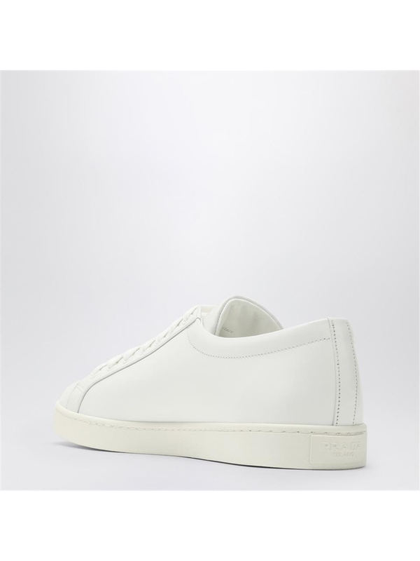 프라다 FW24 Prada White Sneaker with Triangle Logo 2EE376G0003F0E White