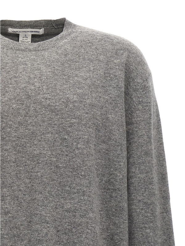 꼼데가르송 FW24 Wool sweater FNN009W243 Gray