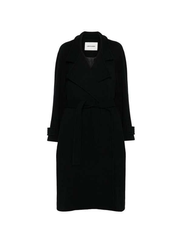 로우클래식 FW24 Coat Low Classic LCPF24CO01964  BLACK BLACK