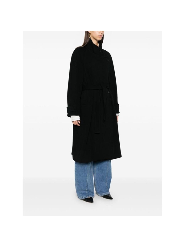 로우클래식 FW24 Coat Low Classic LCPF24CO01964  BLACK BLACK