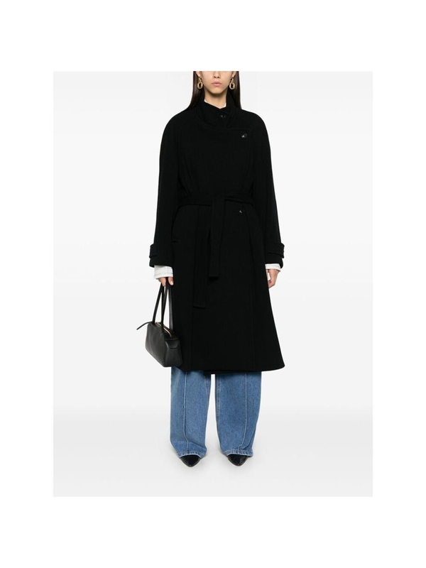 로우클래식 FW24 Coat Low Classic LCPF24CO01964  BLACK BLACK