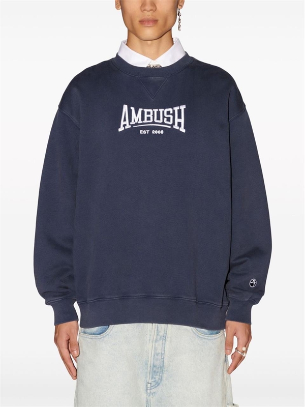 앰부쉬 SS24 GRAPHIC CREWNECK BMBA001S24FLE001 Blue