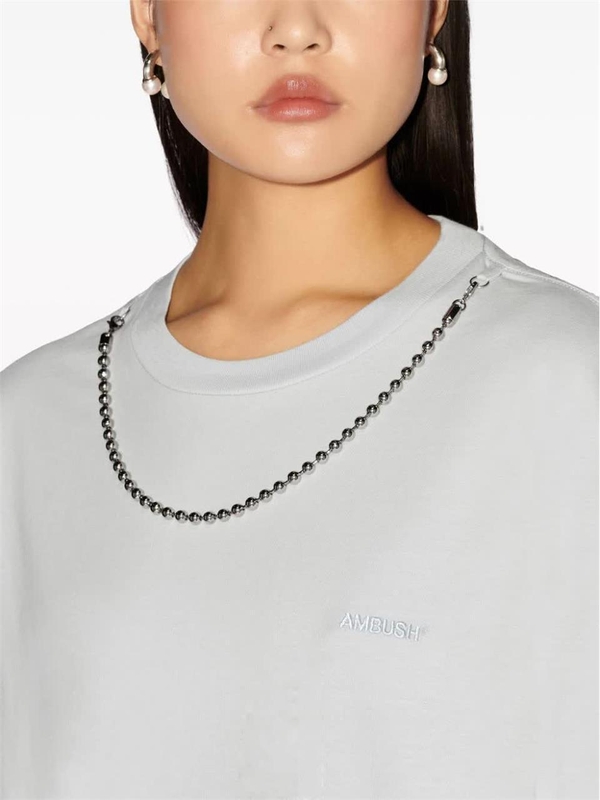 앰부쉬 SS24 BALLCHAIN T-SHIRT BMAA001S24JER001 Blue