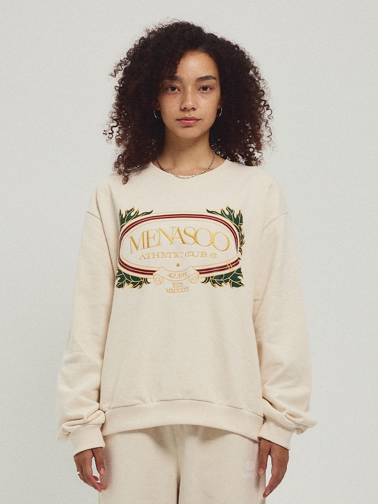 Heritage Cotton Sweatshirt_Cream