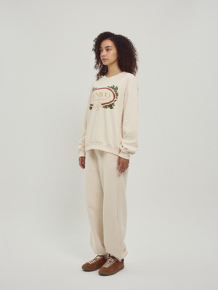 Heritage Cotton Sweatshirt_Cream