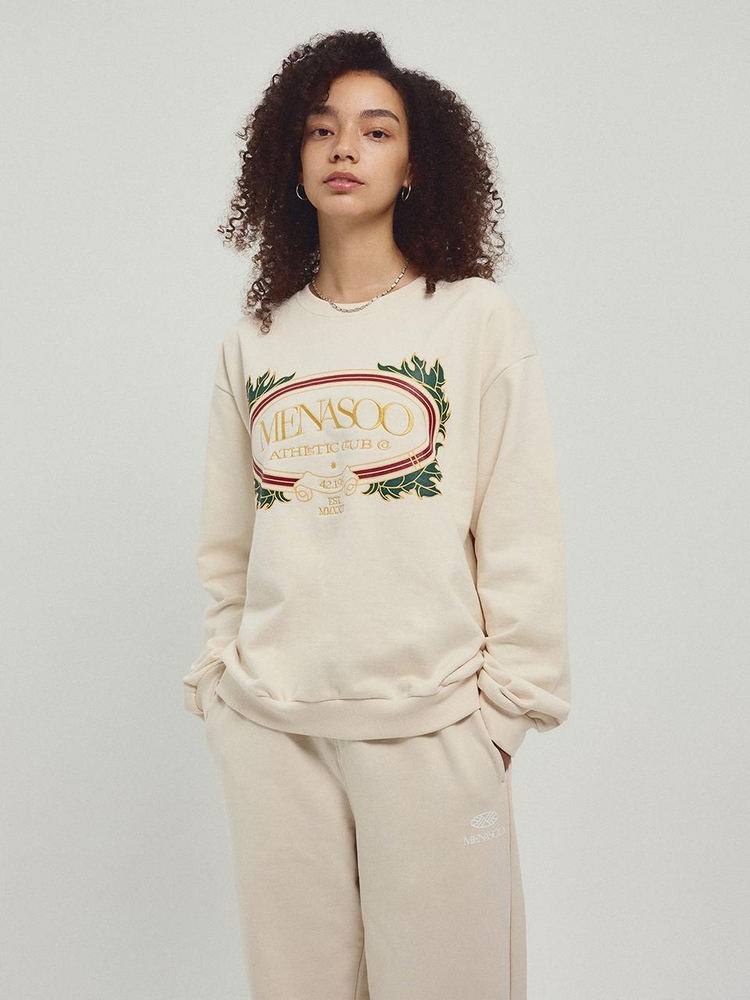 Heritage Cotton Sweatshirt_Cream