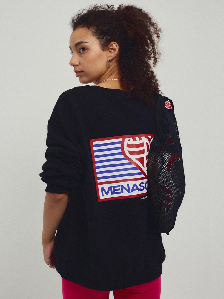 Menasoo Hearttrack Sweatshirt_Black