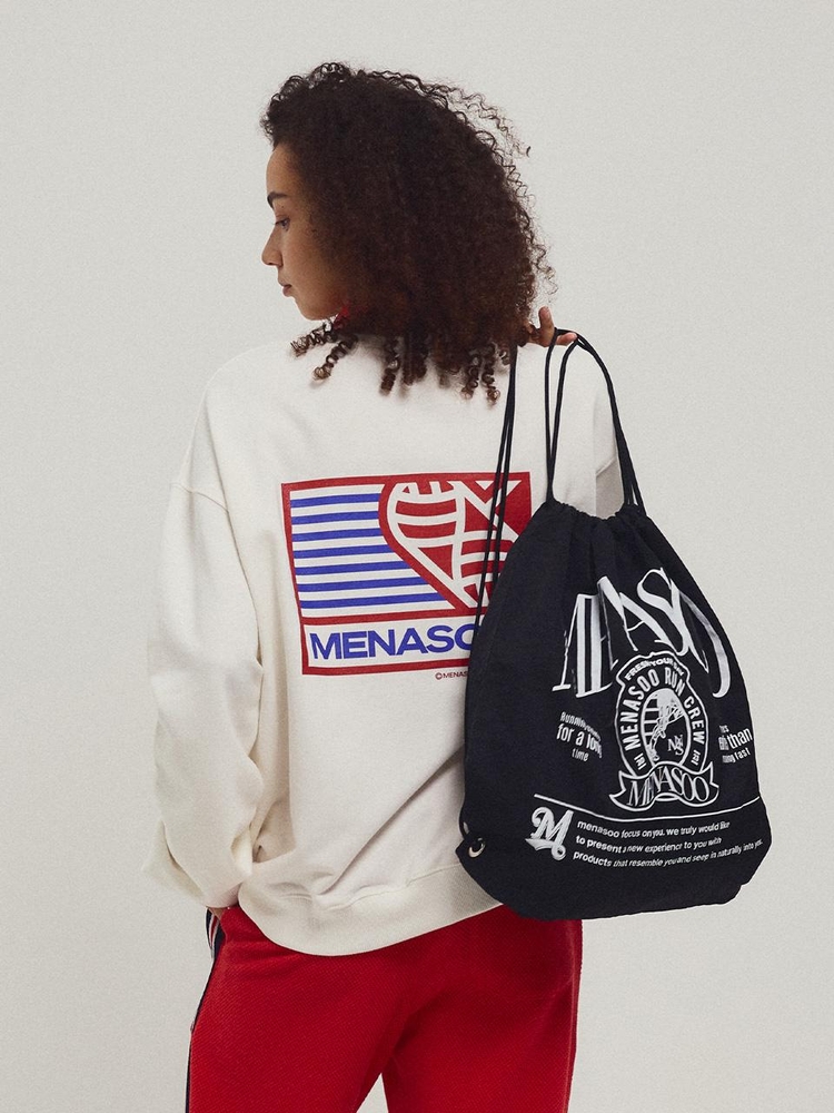 Menasoo Hearttrack Sweatshirt_White