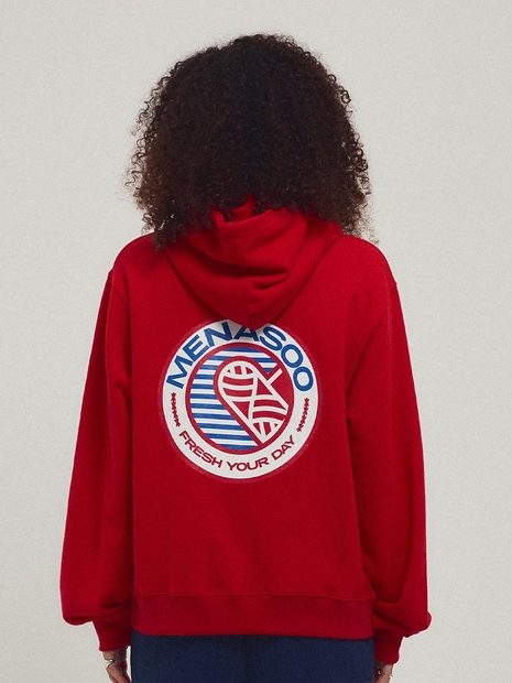 Menasoo Hearttrack Hoodie_Red