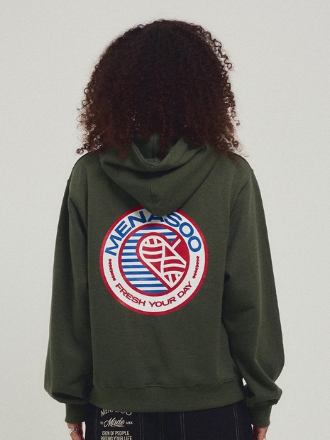 Menasoo Hearttrack Hoodie_Khaki