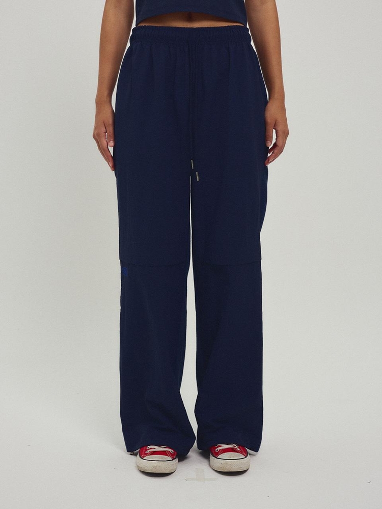 Back to Back Cotton Wide Pants_Navy