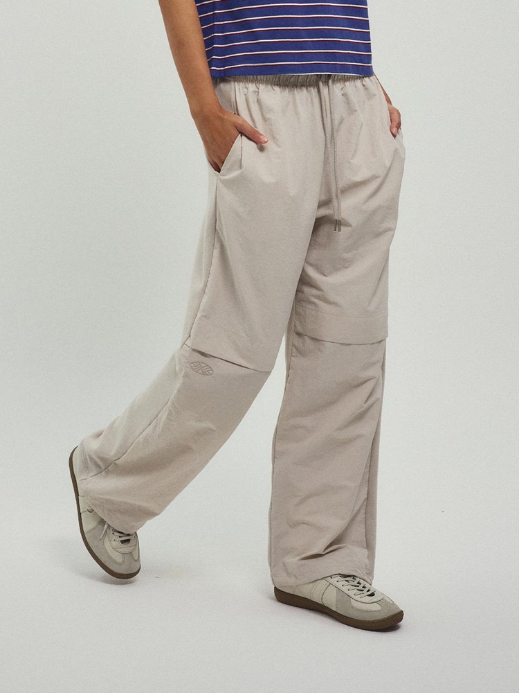 Back to Back Cotton Wide Pants_Gray