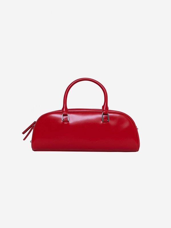 Halfmoon bowling bag tote Red