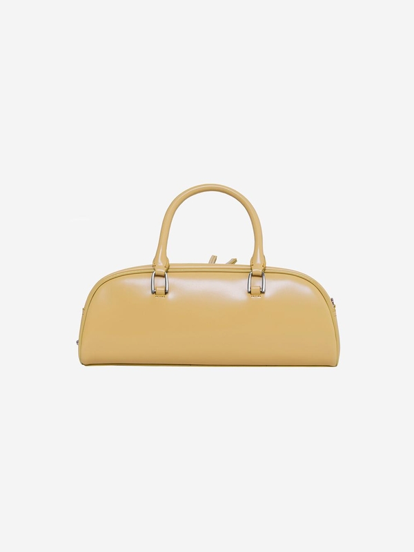 Halfmoon bowling bag tote Butter beige