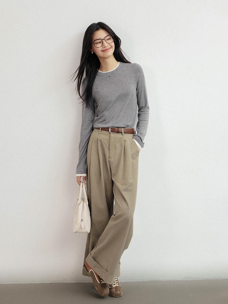 LS_Wide leg loose slacks_3color