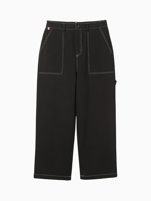 Washing Cotton Work Pants_Black