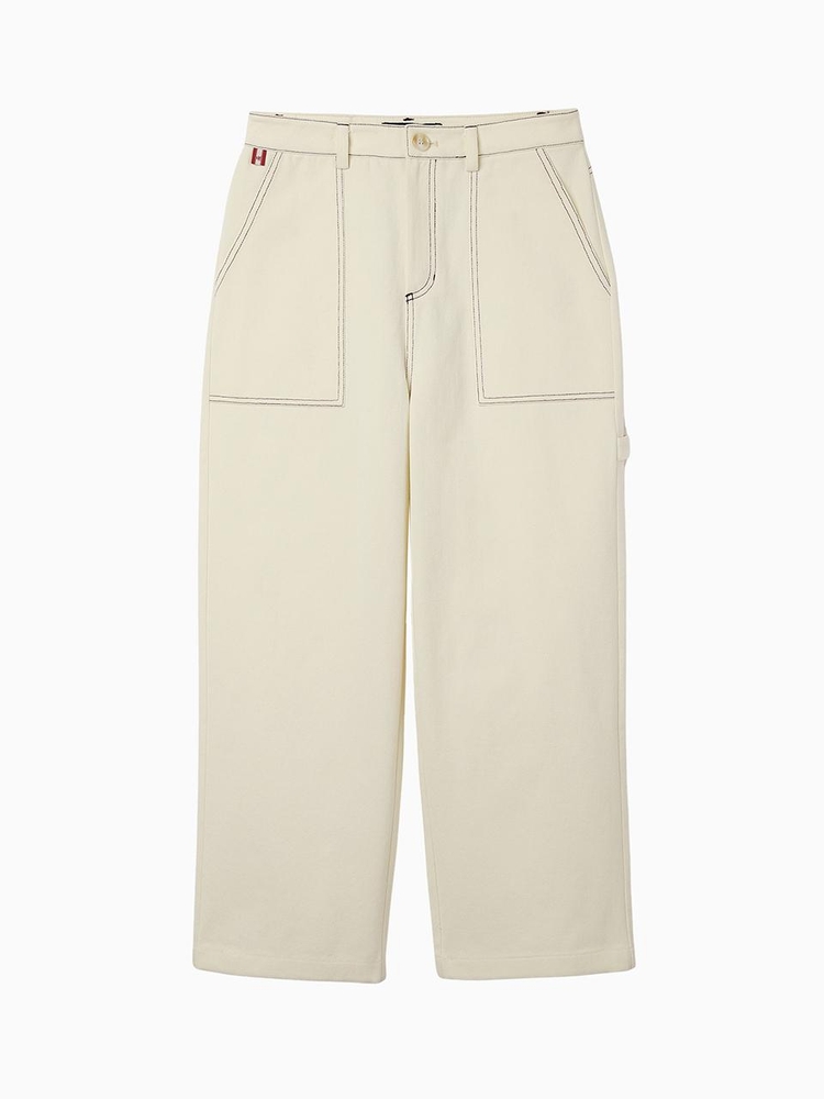 Washing Cotton Work Pants_Ivory