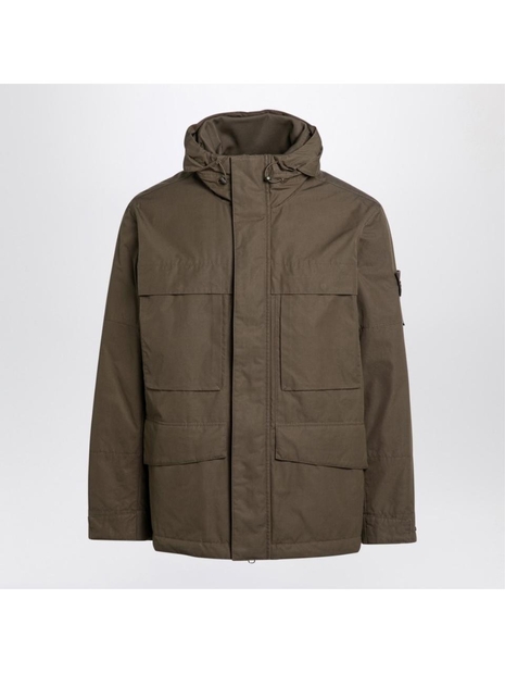 스톤아일랜드 FW24 Stone Island Military green multi-pocket jacket with hood 8115452F1 Green