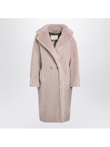 막스마라 FW24 Max Mara Teddy Bear Icon Coat in sand-coloured alpaca and wool TEDGIRLWO Blue