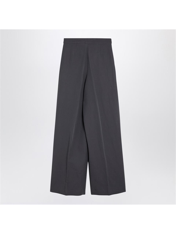 드리스반노튼 FW24 Dries Van Noten Taupe wool-blend wide trousers 0109059347 Beige