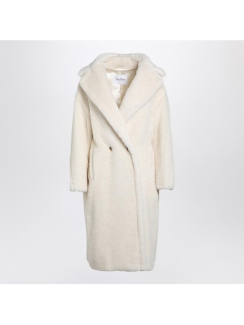 막스마라 FW24 Max Mara Teddy Bear Icon Coat white in alpaca and wool TEDGIRLWO Blue