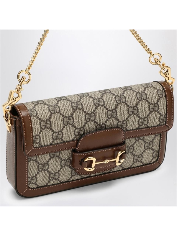 구찌 FW24 GUCCI Gucci Horsebit 1955 beige/leather bag 75200292TCG Beige