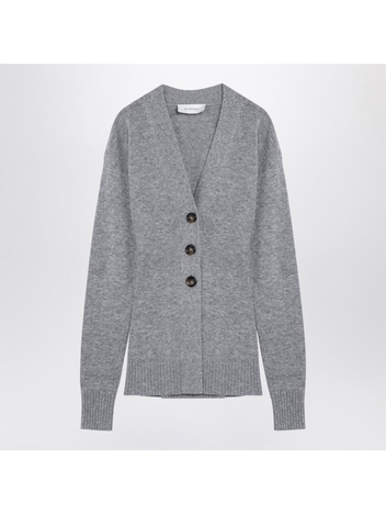 막스마라 스포트막스 FW24 Sportmax Grey wool and cashmere cardigan GONDOLAWO White