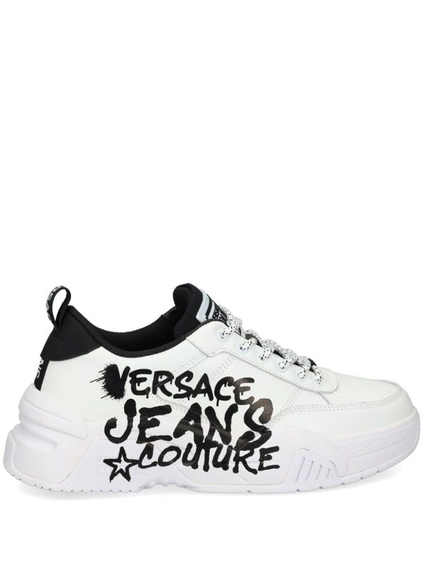 베르사체 진스 꾸뛰르 FW24 VERSACE JEANS COUTURE Sneakers White 77YA3SF1ZP328003 White