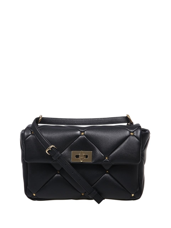 발렌티노 가라바니 FW24 ROMAN STUD LARGE SHOULDER BAG 5W2B0Q25SNL Black