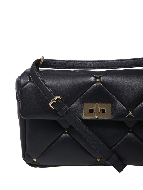 발렌티노 가라바니 FW24 ROMAN STUD LARGE SHOULDER BAG 5W2B0Q25SNL Black