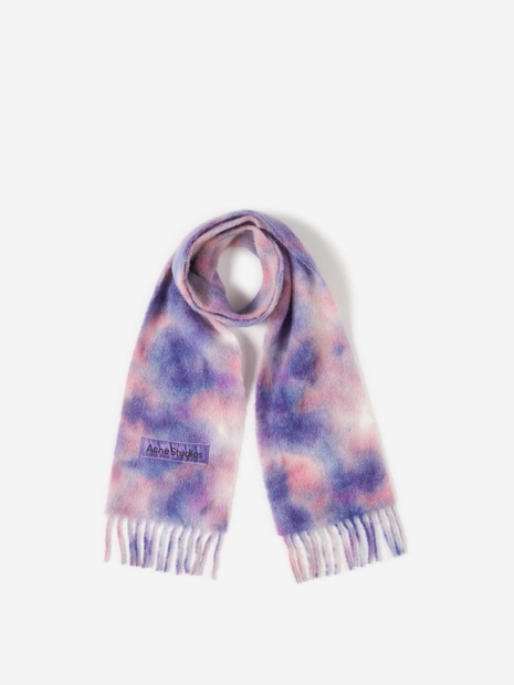 아크네 스튜디오 FW24 Tie Dye Alpaca Scarf CA0284FN-UX-SCAR000290 One Color