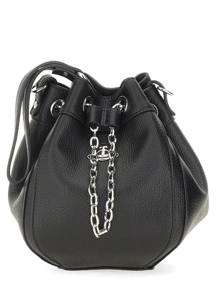 비비안웨스트우드 FW24 BAG CHRISSY SMALL 4C030004W_S000DN403 BLACK