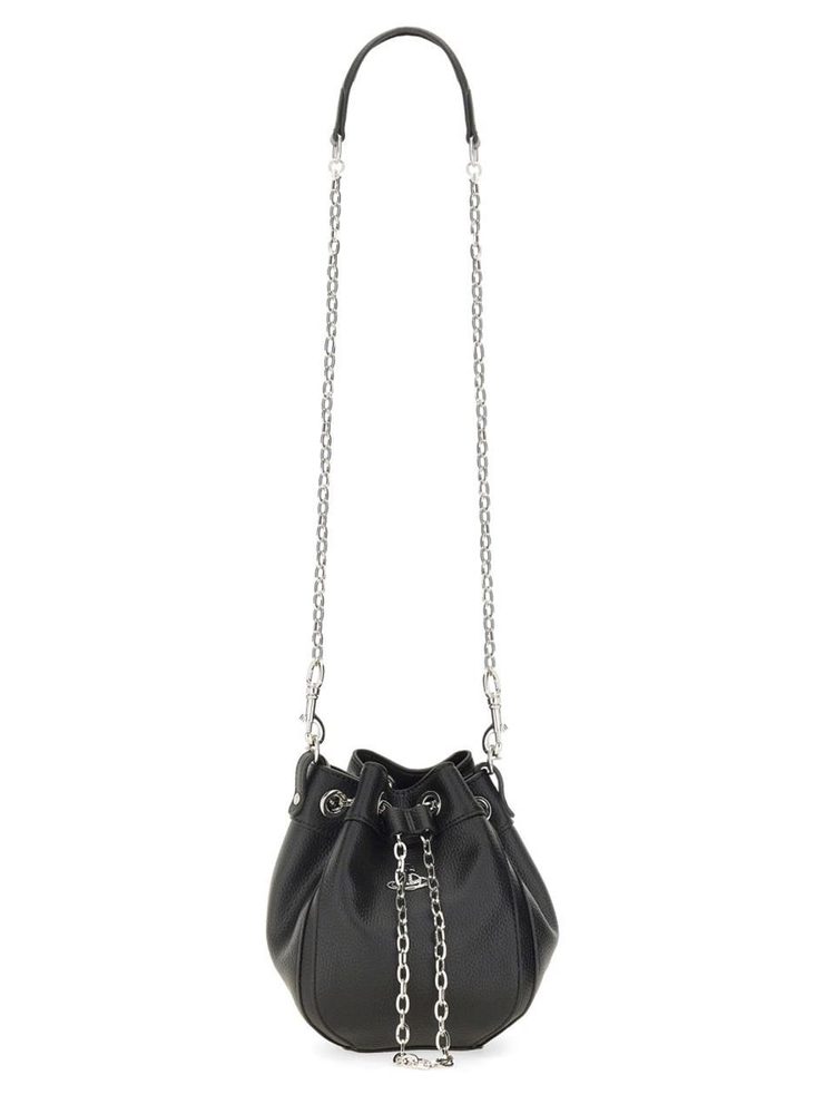 비비안웨스트우드 FW24 BAG CHRISSY SMALL 4C030004W_S000DN403 BLACK