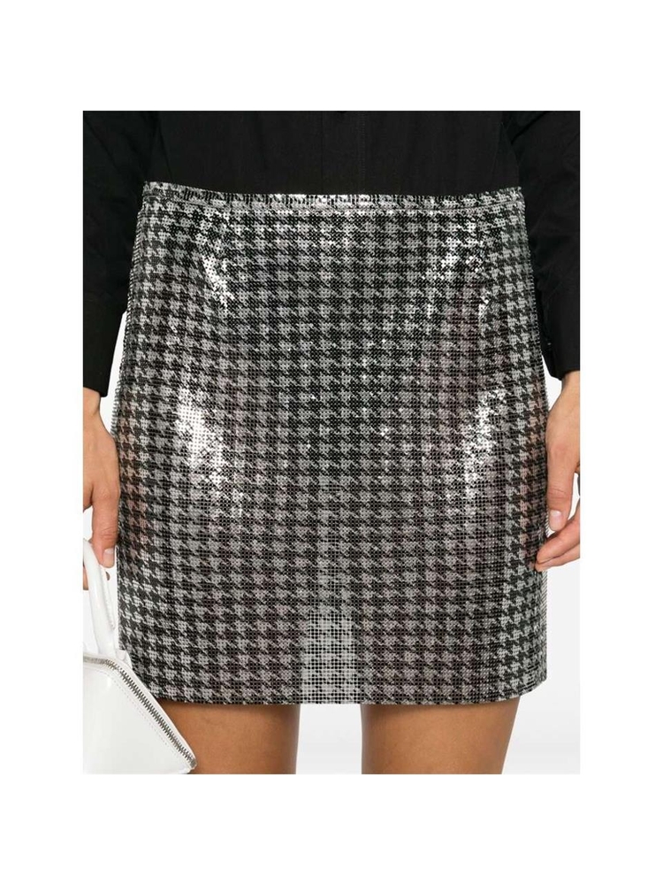 파코라반 FW24 Skirt Paco Rabanne 24HIJU012 MH0013 V306 SILVER/GREEN