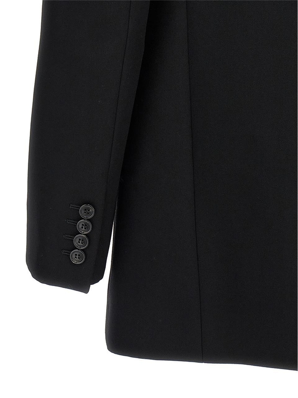 생로랑 FW24 Single-breasted wool blazer 807320Y7E631000 Black  