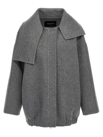 파비아나필리피 FW24 Wool coat CTD224F713D7528179 Gray